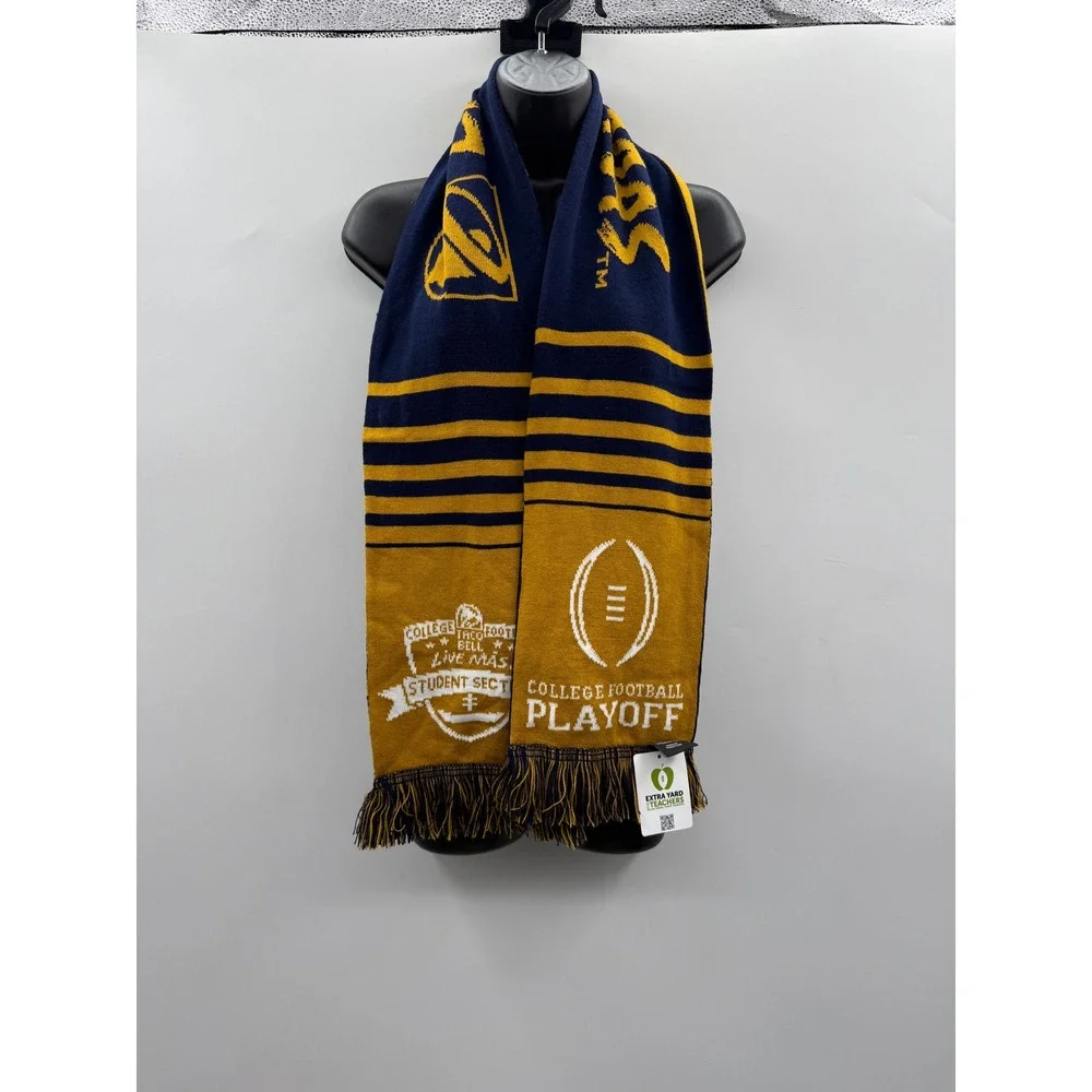 Notre Dame Taco Bell Live Mas Student‎ Section Scarf National Championship Game